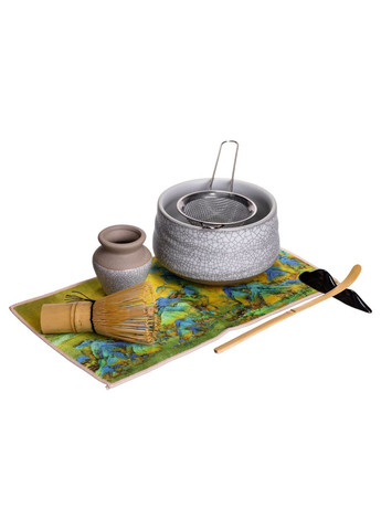 Медитативний набір для приготування чаю Матча в японському стилі (7 предметів) Yiwu (370969095)