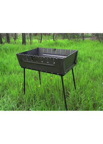 Мангал-чемодан 8 шампурів 3 мм No Brand (367108532)