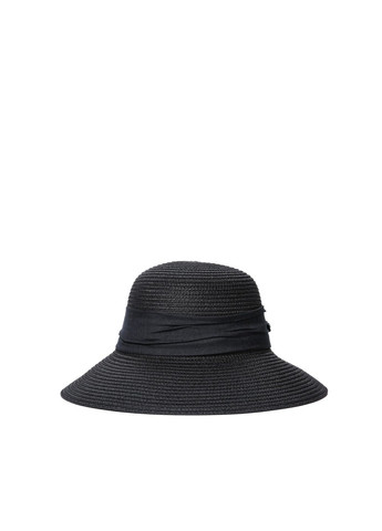 Капелюх із середніми полями жіночий з стрічкою-бантом целюлоза чорний СЕУЛ LuckyLOOK 808-379 (336025413)