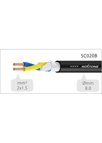 Акустический кабель DSJJ215L5, Jack - Jack, 5 м ROXTONE (326743609)