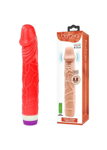 Вібратор - Barbara Bob Vibrator 8,8" Red Drive - Реалістичні вібратори LyBaile (322535925)