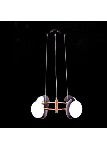 Подвесная люстра лофт на 4 лампочки P1960/4/BRO+BK No Brand (352229613)