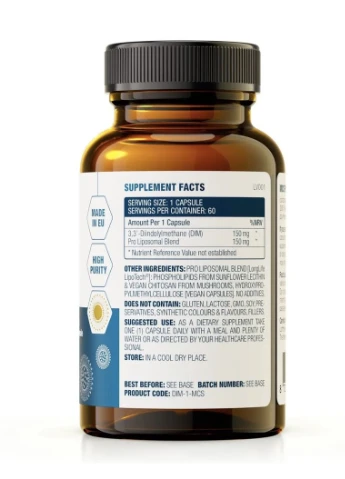 DIM Pro Liposomal Formulas, 60 капсул MCS (400532649)