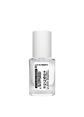Лак для ногтей Jelly Effect Nail Polish быстросхонущий PT110, 01 Прозрачный TopFace (338426635)