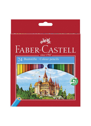 Набор карандашей 24 цв. FABER CASTELL Замок и Рыцари Faber-Castell (284723105)