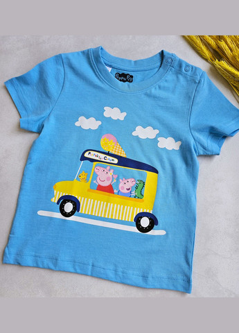 Блакитна літня набір дитячих футболок Lupilu Футболка