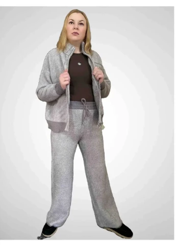 Костюм жіночий повсякденний Альпака Беж No Brand (389394034)