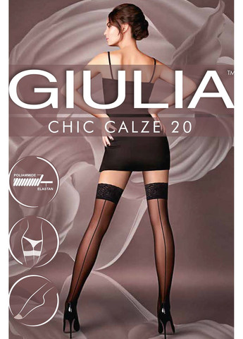Чулки со стрелкой-швом Chic 20 Giulia (349499972)
