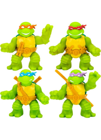 Набор фигурок тянучек Герои Гуджитсу Ракушки ниндзя Оригинал Heroes of Goo Jit Zu TMNT (365251529)