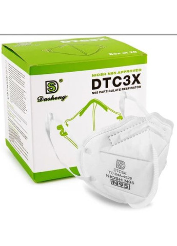 Респиратор N95 FFP2 без клапана для строительных работ (арт.3216) MAGtools (361437850)