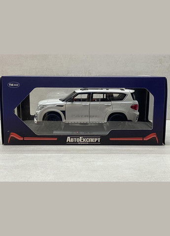 Машинка Nissan Patrol инерционная звук свет 1:24 Белая (GT0936) TK Union Group (301421817)