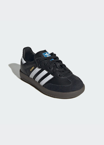 Черные всесезонные кроссовки samba og kids adidas