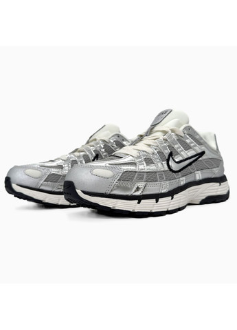 Цветные демисезонные кроссовки мужские nike p-6000 silver найк п-6000 No Brand