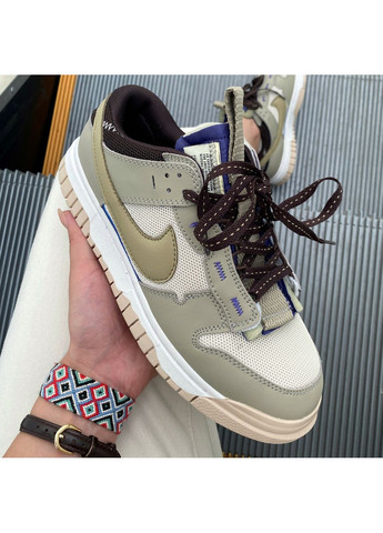 Комбіновані Осінні кросівки чоловічі nike sb dunk low olive dark purple найк сб данк No Brand