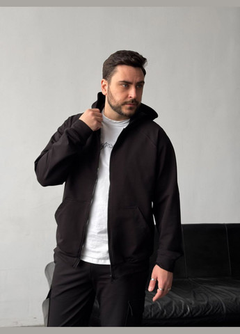 Комплект куртка сірий графіт Main + костюм Jack на блискавці чорний No Brand (327253642)