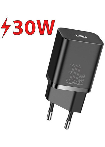 Зарядное устройство - блочок - сетевой адаптер Super Si 30W 1 USB-C (CCSUP-J01) Baseus (331012958)