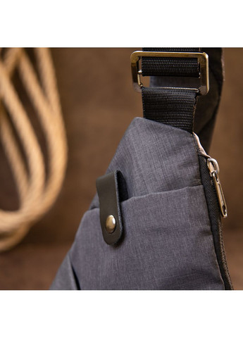 Сумка слінг нейлонова 20558 Сіра Vintage (366881155)