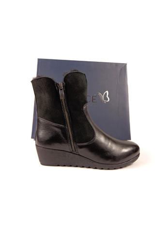 Зимние кожаные зимние женские ботинки на платформе,, германия Caprice из натурального нубука