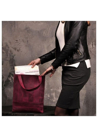 Женский кожаный шоппер Бэтси с карманом черная Краст BN-BAG-10-1-G BlankNote (293056383)