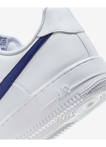 Білі Осінні чоловічі кросівки air force 1 07 білий Nike