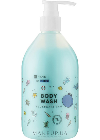 Дитячий гель для душу "Чорничний джем" Kids Body Wash Blueberry Jam 400ml (1190663-33581717) HiSkin (368650164)