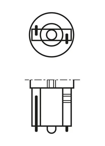 ЛАМПА W1.2W 12V SB 1 987 301 024 Bosch (362145371)