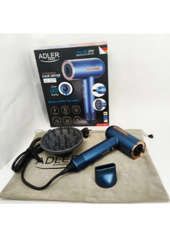 Фен AD 2271 SUPERSPEED TURBO 1500Вт Adler (396874209)