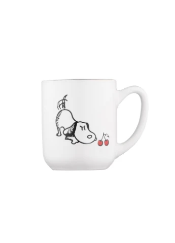 Чашка Dog, 380 мл, кераміка, біло-сірий AR3057 Ardesto (387204648)