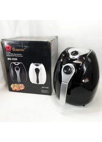 Фритюрниця для приготування фрі-картоплі без олії MS-3220 1300Вт 4.5л, Фритюрниця для сім'ї MV-63 Domotec (385437567)