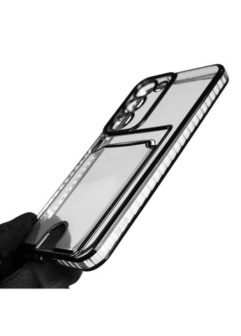 Чохол для Galaxy S23 (SM-S911B) із чорною окантовкою з кишенькою для карток на самсунг с23 чорний Samsung (366022031)