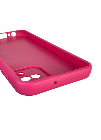 Чехол силиконовый Soft Touch с 3D принтом для Galaxy A12 (SM-A127F) малиновый (Полная защита камеры) Samsung (371652871)