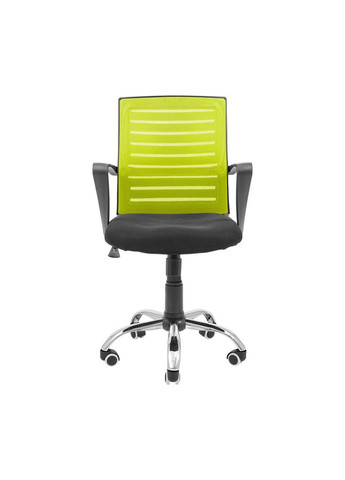 Офисное кресло Флеш Ю Хром М-1 Сетка черная+зеленая (m438513) Richman Флеш Ю Хром М-1 (Tilt) Сітка чорна + зелена (366565576)