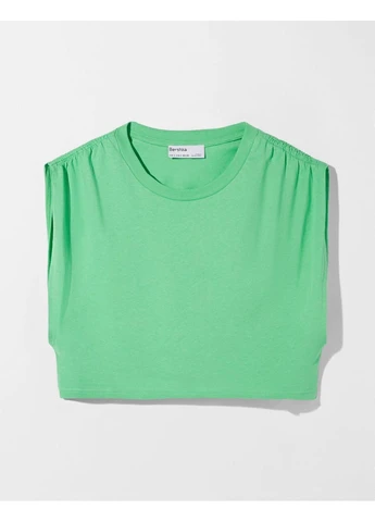 Топ літо,світло-зелений, Bershka (346399307)