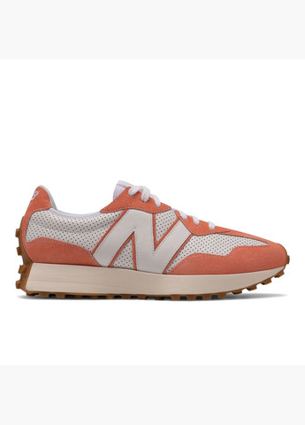 Белые кроссовки мужские 327 white/orange ms327pn New Balance
