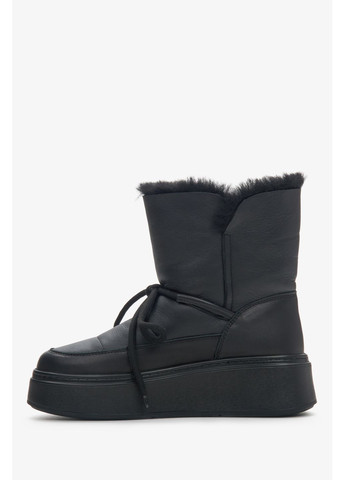 Угги, цвет черный Estro (350920245)