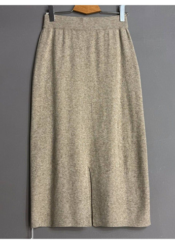 Спідниця жіноча 8631 вʼязана міді з розрізом Accorddream (362194008)