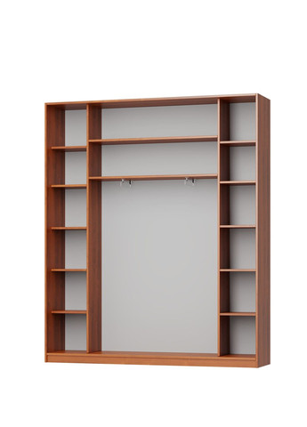 Шкаф-купе трехдверный Комбо AL 2ДСП/Зеркало 210x45x240 см (MBS-1692) MebelStar (346288830)