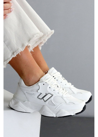 Кросівки жіночі білого кольору з натуральної шкіри та сіткою Stilli Кросівки білі літо (358888091)