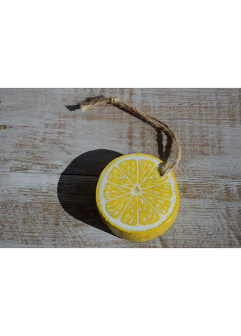 Дерев'яна підвіска - сувенір "Лимон" Lucy Kozyra (364237006)