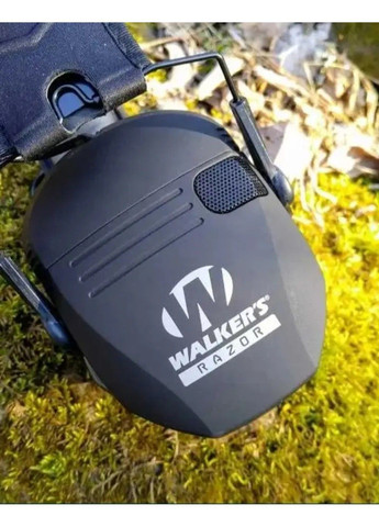 Тактичні активні навушники Walkers Чорний Razor (332637136)