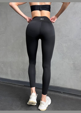 Черные демисезонные лосины, леггинсы мембрана Soda