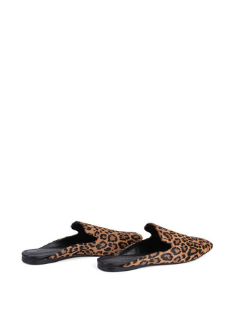 Комбинированные женские слипперы a3806-11 леопардовый пони MIRATON