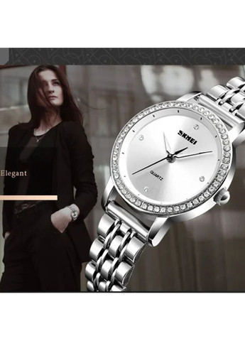 Годинники 1311SI Silver кварцові жіночі з нержавіючої сталі для повсякденного використання стрілочні ProDobro (367264322)