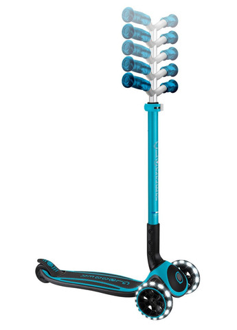 Самокат ACE аква колеса з підсвіткою від 3-х років до 100кг 3 колеса () Globber 667-100 (363820494)