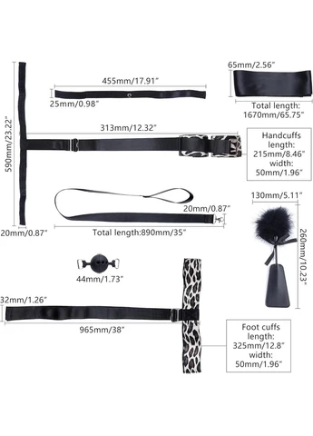 БДСМ-набір YEAHWOW Armbinder Restraint Set Black Lockink (363970038)