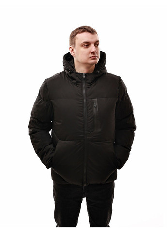 Чорна куртка зимова чоловіча Lumo