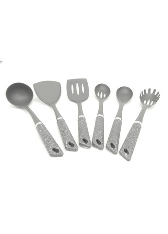 Набір пластикового кухонного приладдя 7 шт на підвісі A-Plus (366818080)