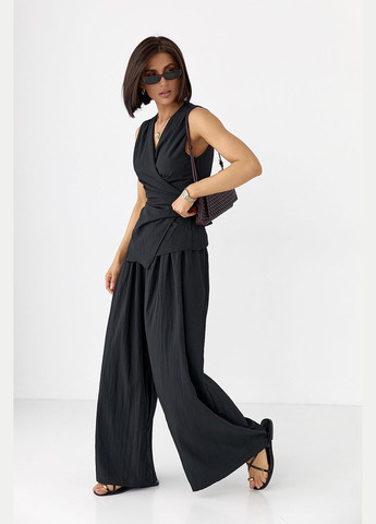 Легкий костюм с блузой и брюками Lurex (329993593)