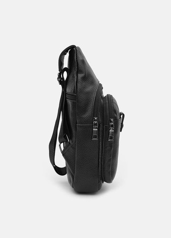 Чоловічий шкіряний рюкзак K1084bl-black Keizer (311552833)