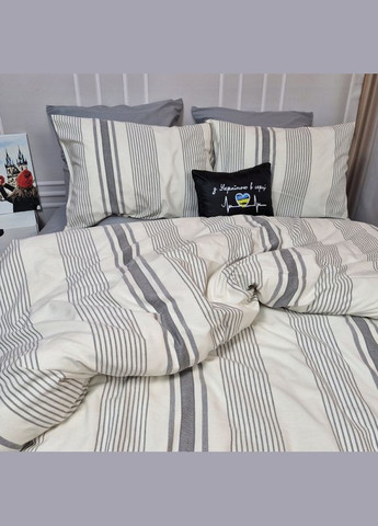 Постільна білизна NOSTALGIC stripe Тенсел Двоспальна на резинці MERISET (306739858)